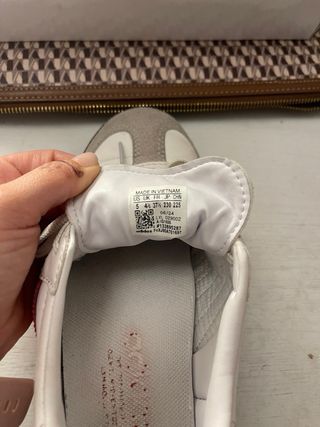 Zapatillas Adidas Blancas Rayas Rojas Talla 38