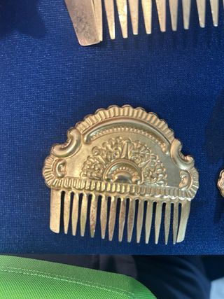 Peinetas Falleras Adultas Doradas