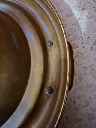 Brasero latón vintag 47cm