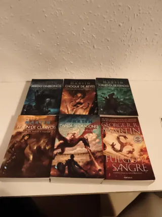 Saga completa de los libros de Juego de Tronos