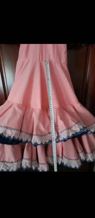 Vestido Flamenca T:4 Años (años 70)