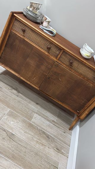 Mueble antiguo Mid Century madera