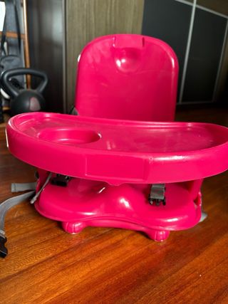 Trona Asiento Portátil Rosa
