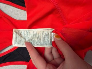 Top Deportivo Nike Mujer Rojo Talla M