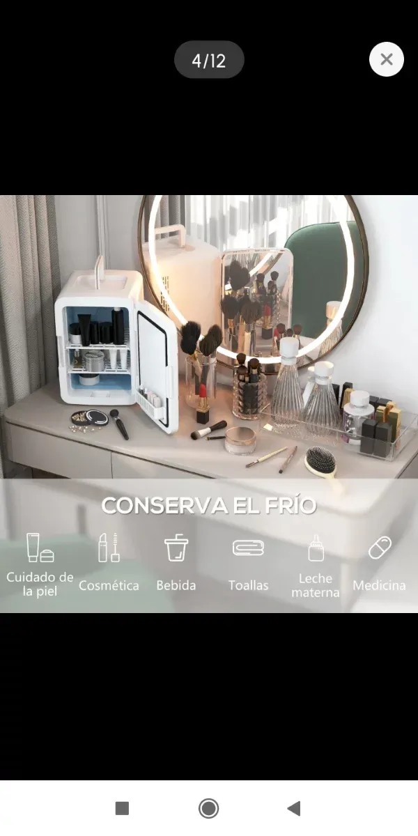 Mini frigorifero portatile 10L. Presa auto e casa