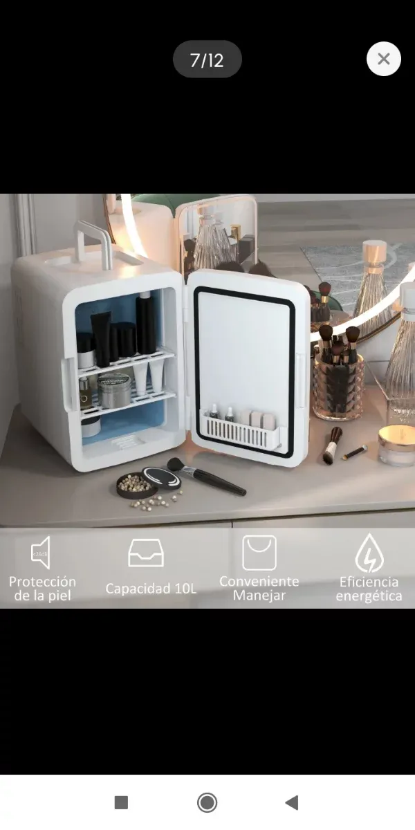 Mini frigorifero portatile 10L. Presa auto e casa