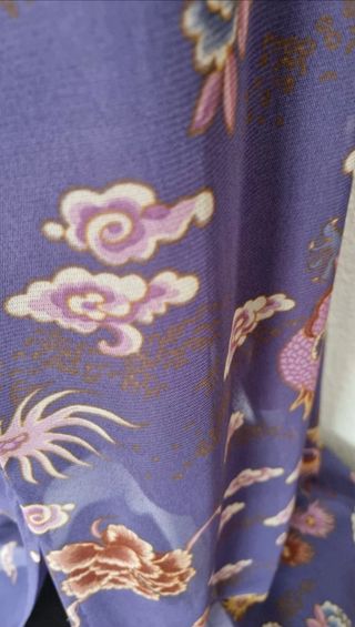 Vestido largo transparente