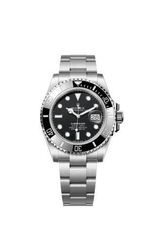Rolex Submariner Date Negro/Plateado
