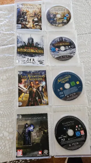 Colección juegos señor de los Anillos ps3 pal esp