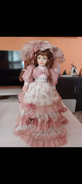 Muñeca de Porcelana Vintage
