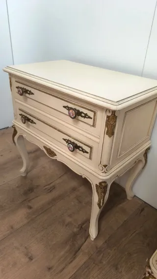 COMODA  ESPEJO CABEZAL  MESILLA ANTIGUA VINTAGE