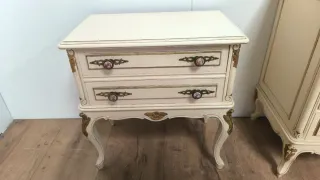 COMODA  ESPEJO CABEZAL  MESILLA ANTIGUA VINTAGE