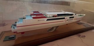 Maqueta barco Acciona Almudaina Trasmediterranea