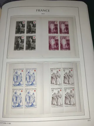 Sellos Francia Carnets 1952/59**