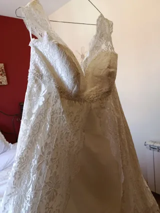 Vestido de Novia de encaje de Chantilly