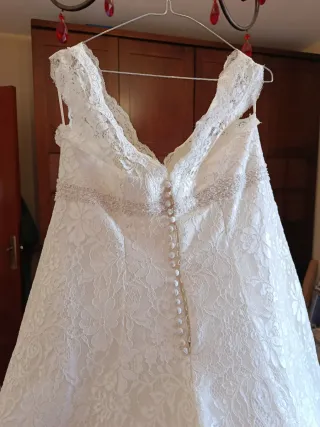 Vestido de Novia de encaje de Chantilly