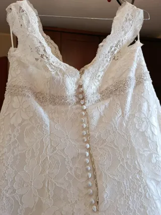 Vestido de Novia de encaje de Chantilly