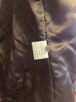 Chaqueta ante vintage años 90 Talla 52