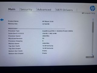 HP ZBook 15 G4 i7 32GB RAM 2TB SSD Quadro M1200