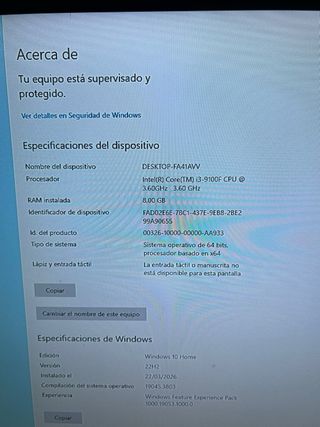 PC Gaming | i3-9100f | GTX 1650 4GB | 8GB RAM DDR4