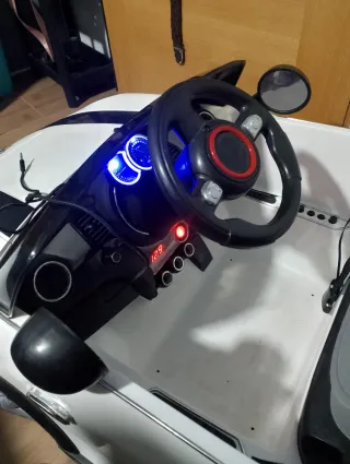 Coche Mini Cooper con LED y Aux