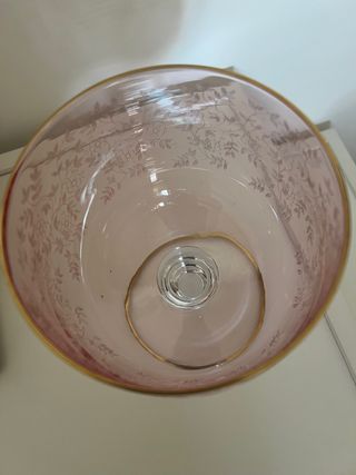 Calice/centrotavola porta confetti rosa