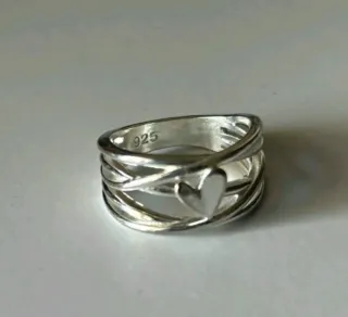 Anello Cuore Argento 925