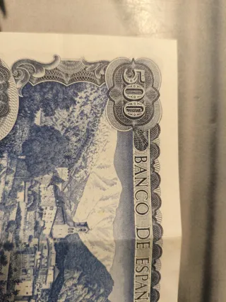 Billete 500 Pesetas España 1971