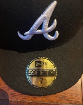 Gorra New Era Atlanta Braves Negra