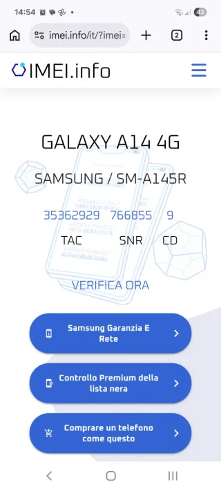 Samsung A14 5G 64GB Verde