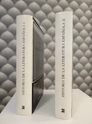 Historia de la literatura española tomo I y II