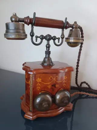 Teléfono Italiano Telcer Marquetería 100% Original