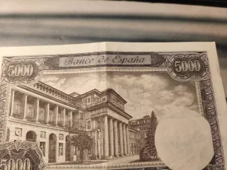 Billete 5000 Pesetas España 1976