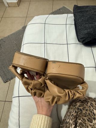 Sandalias Plataforma Primark Beige