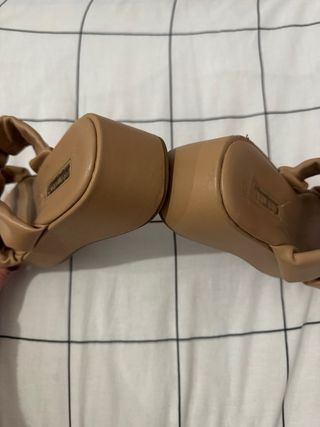 Sandalias Plataforma Primark Beige