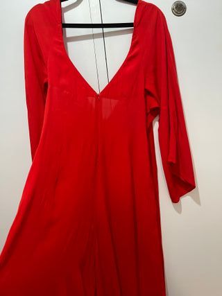 Macacão Farm Rio Pantalona Vermelho P