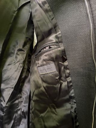 Chaquetón gris oscuro