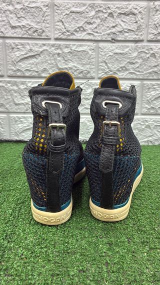 Scarpe Hogan nere e gialle