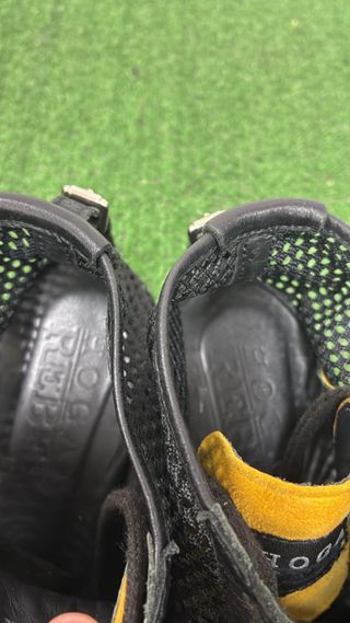 Scarpe Hogan nere e gialle