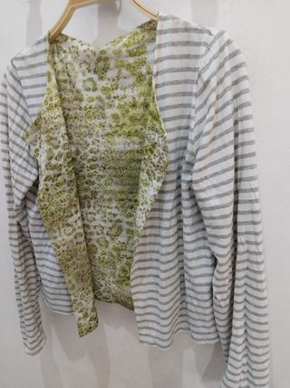 Chaqueta reversible Marc Cain Sports verde talla M