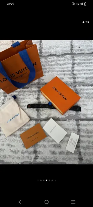 Cinturón Louis Vuitton Caja y Accesorios Originale