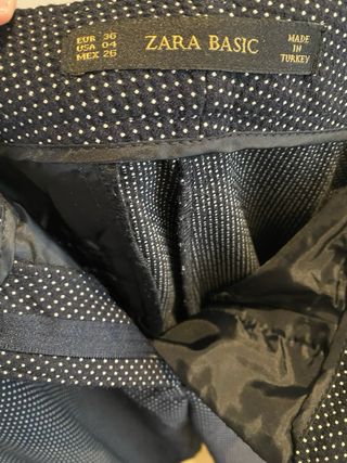 Pantalones de traje con lunares