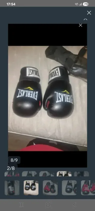 Guantes Boxeo Everlast 8oz Nuevos