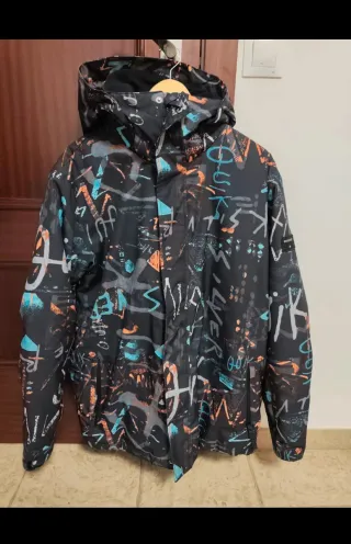 Chaqueta Nieve Hombre Quiksilver Negra Multicolor