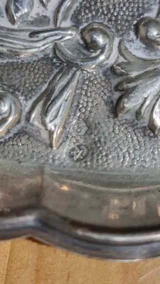 Bandeja Antigua Plata Ley 925 Pedro Durán