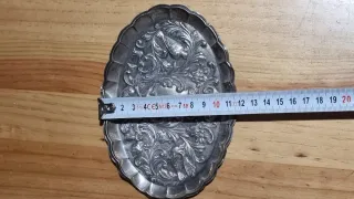 Bandeja Antigua Plata Ley 925 Pedro Durán