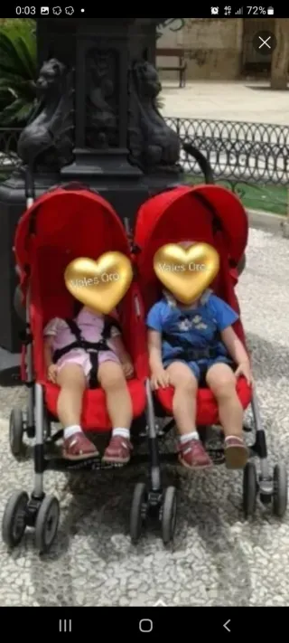 Silleta Gemelar Marca Chicco