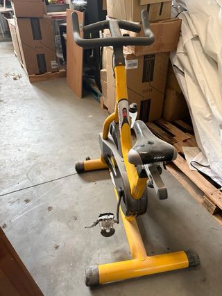 Bicicleta Spinning Amarilla