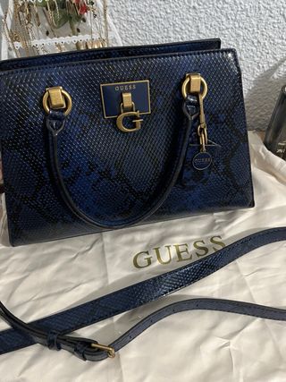 Bolso Guess Azul Serpiente