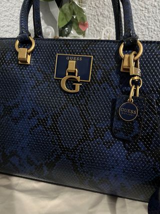 Bolso Guess Azul Serpiente